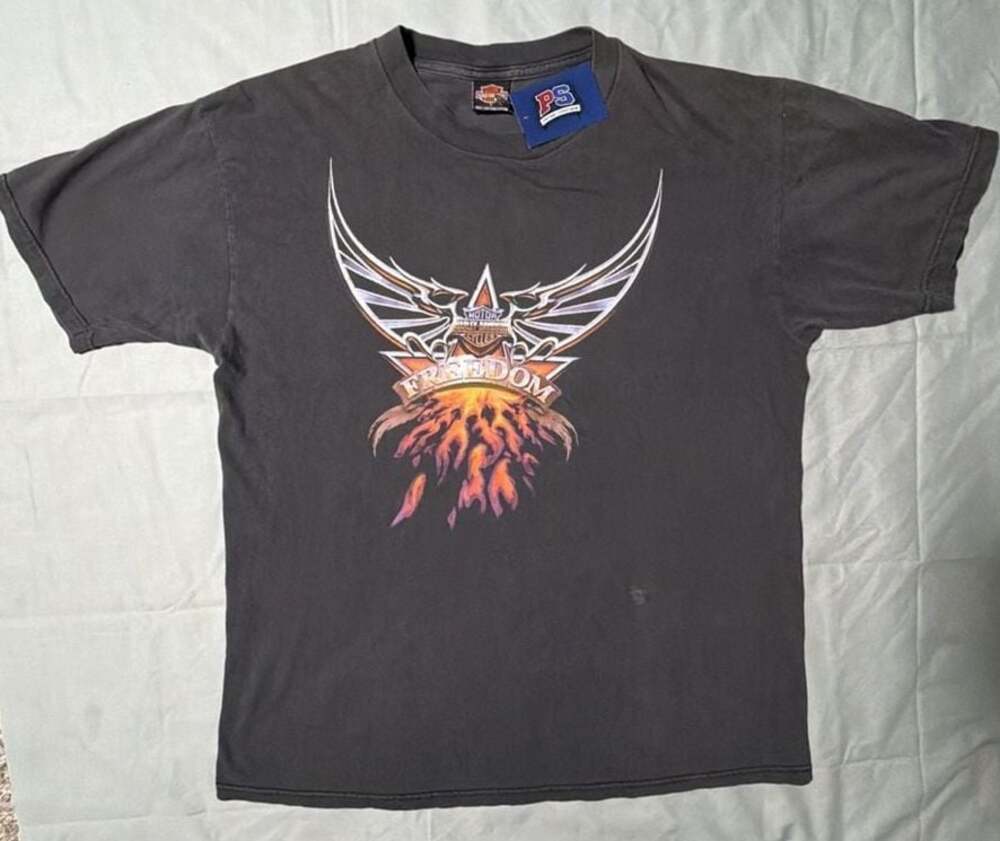 Vintage Harley-Davidson Heritage Cycles Fort Walton Beach FL T-Shirt Size L